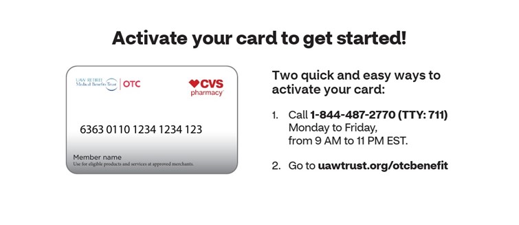 How to Activate a UAW OTC Card?